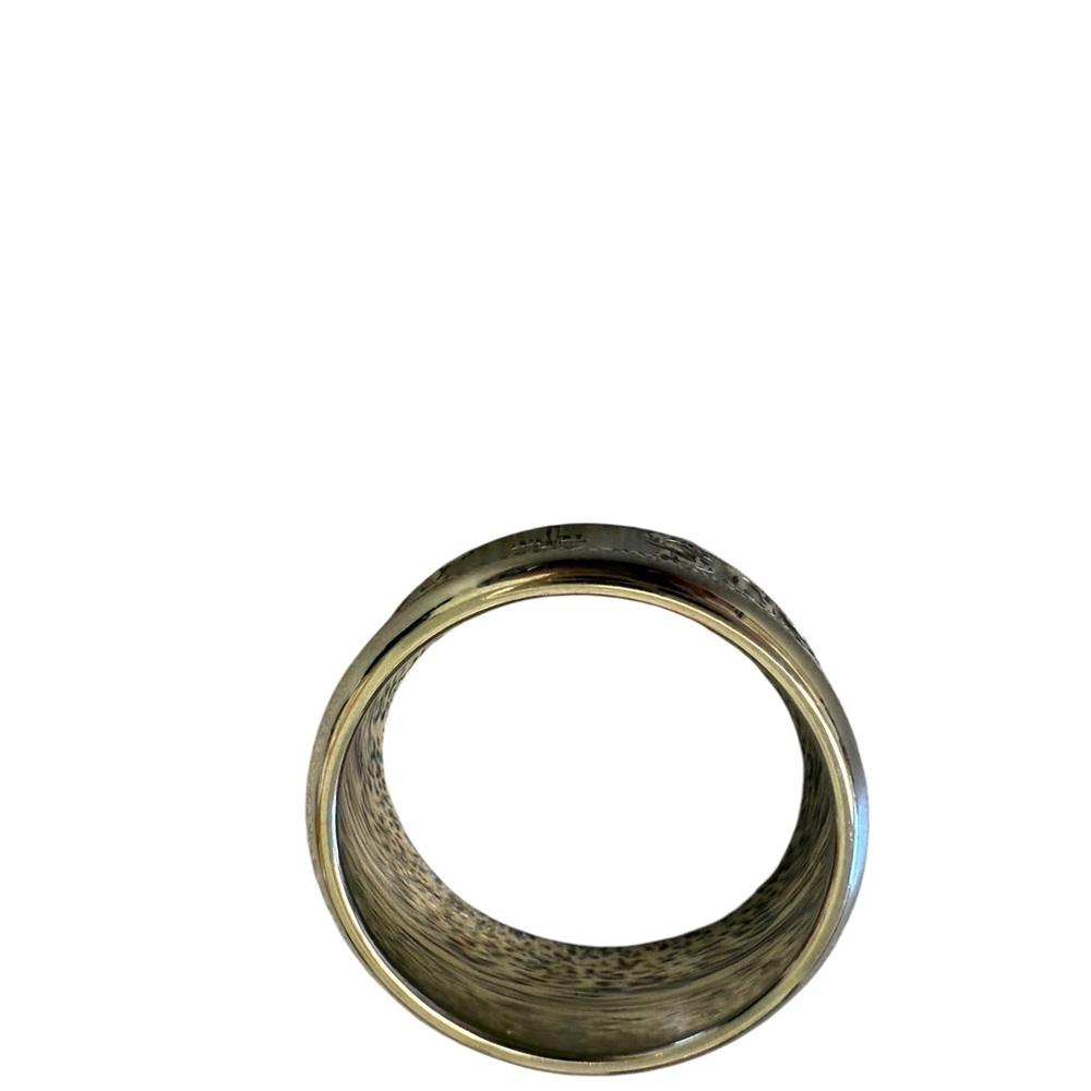 Faith Inspired Silver-tone Men's Ring - Picture 4 of 4
